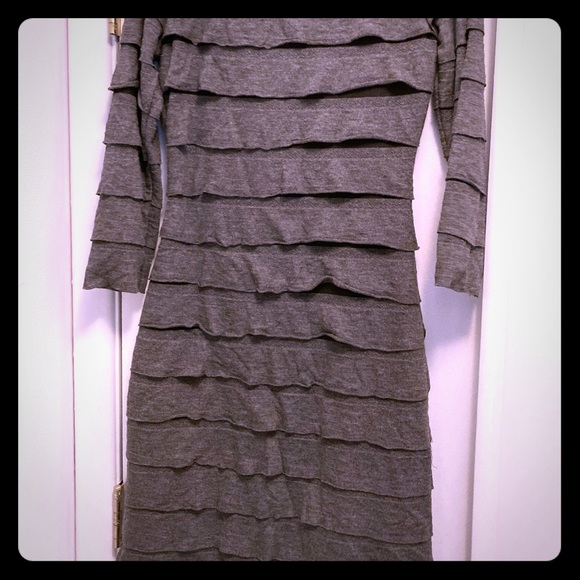 Cotton grey dress - Picture 1 of 2